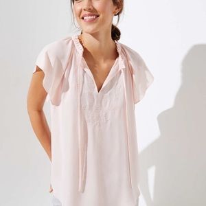 Pink Embroidered Blouse